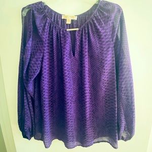 Purple Michael Kors Blouse